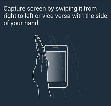 Move palm to capture